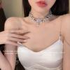 Κολιέ Choker από Κρύσταλλο και Μαργαριτάρι, Κρεμαστό Δάκρυ, Νυφικό Κοσμήμα για Γυναίκες