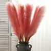 4 Pack 80cm Fake Pampas Fluffy Artificial Pampas Grass Table Vase Decoration Large Bouquet Home Wedding Party Birthday Mother's Day Decoration