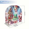 Christmas Acrylic Napkin Holder Diamond Painting Kit DIY 5D Diamond Art Painting Towel Holder Kit Christmas Decorations