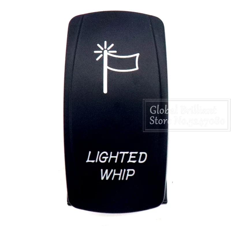 For Car Truck Marine 12V/20A 24V/10A Boat Rocker Switch Toggle 5Pin SPST / 7Pin DPDT ON-Off Switch with LED Light