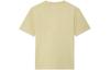 Li Ning T Shirts Unisex Yellow Crew Neck Moderate Straight Fit AHSS144-2