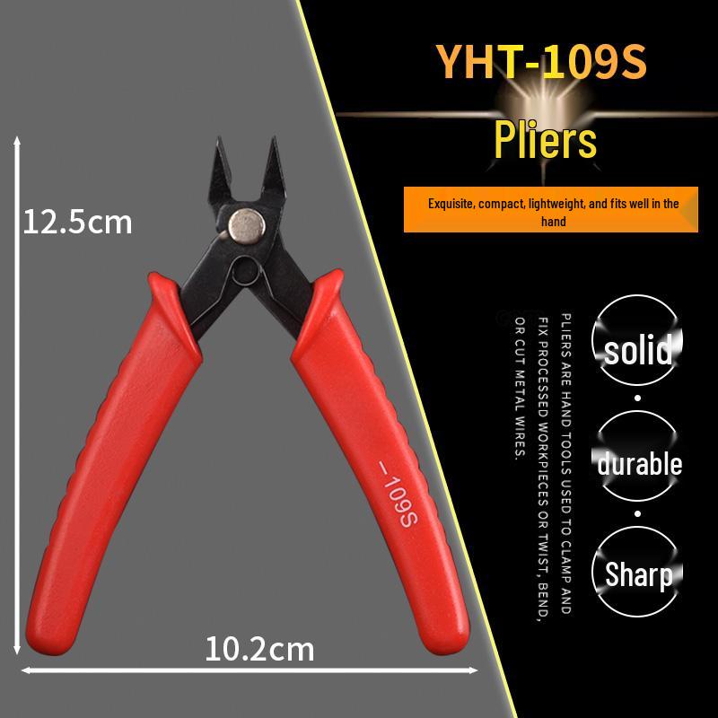 Mini Szczypce Diagonalne z Długim Nosem: Elektryk Elektronika Model Obcinaczki do wyprasek 170 Gundam Szczypce przemysłowe.