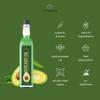 Antar-Sci Cold Pressed Avocado Oil - 100% Pure, Natural Body & Hair Oil for Deep Moisturization, Nourished Skin & Shiny Hair | Lightweight & Non Gr