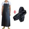 Thickened PVC Apron 110cm Oil Resistant Kitchen Cooking Apron Waterproof Anti Scalding Dishwashing Cleaning Apron