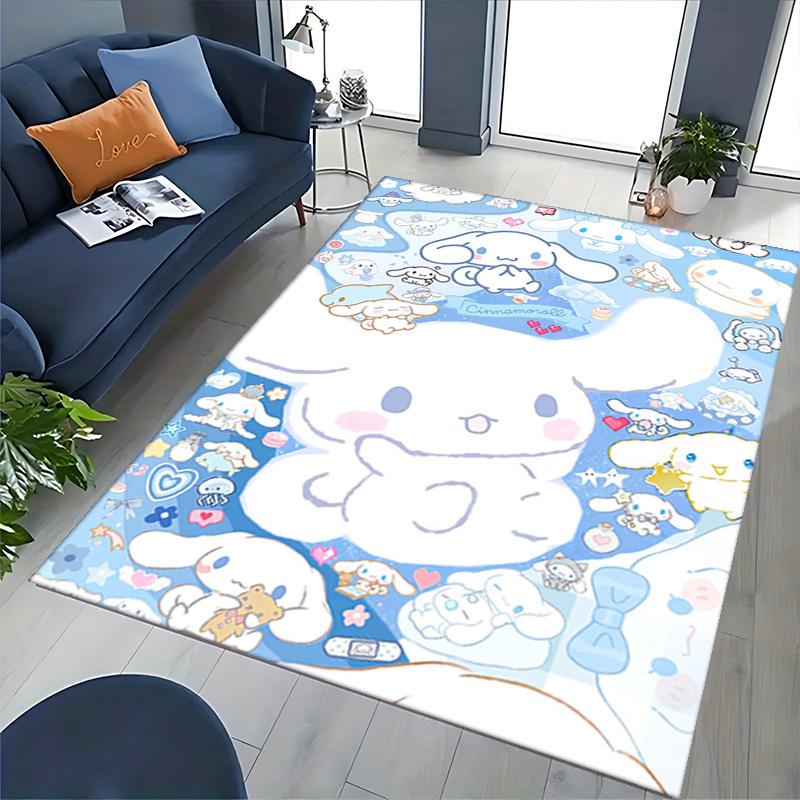 Anime Cartoon Design Cinnamoroll Chair Mat - Non-Slip Carpet for Office, Home Decor, Living Room, Bedroom, Game Room & Dormitory.E039