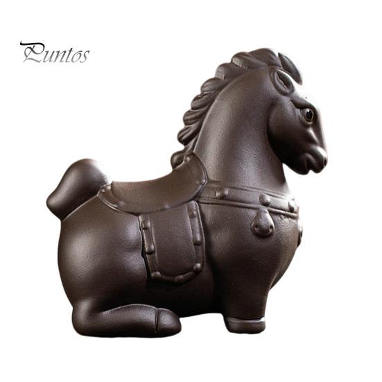 

Лошадь Чай Домашнее Животное Фиолетовая Глина Китайский Стиль Украшения Яркое Изображение Пони Дзен Украшения Настольный Чай Гаджет чёрный