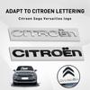 1PCS Car ABS Letter Logo Sticker Body Trunk Decoration Sticker Accessories For Citroen C1 C2 C3 C4 Picasso C4L C5 Berlingo Saxo