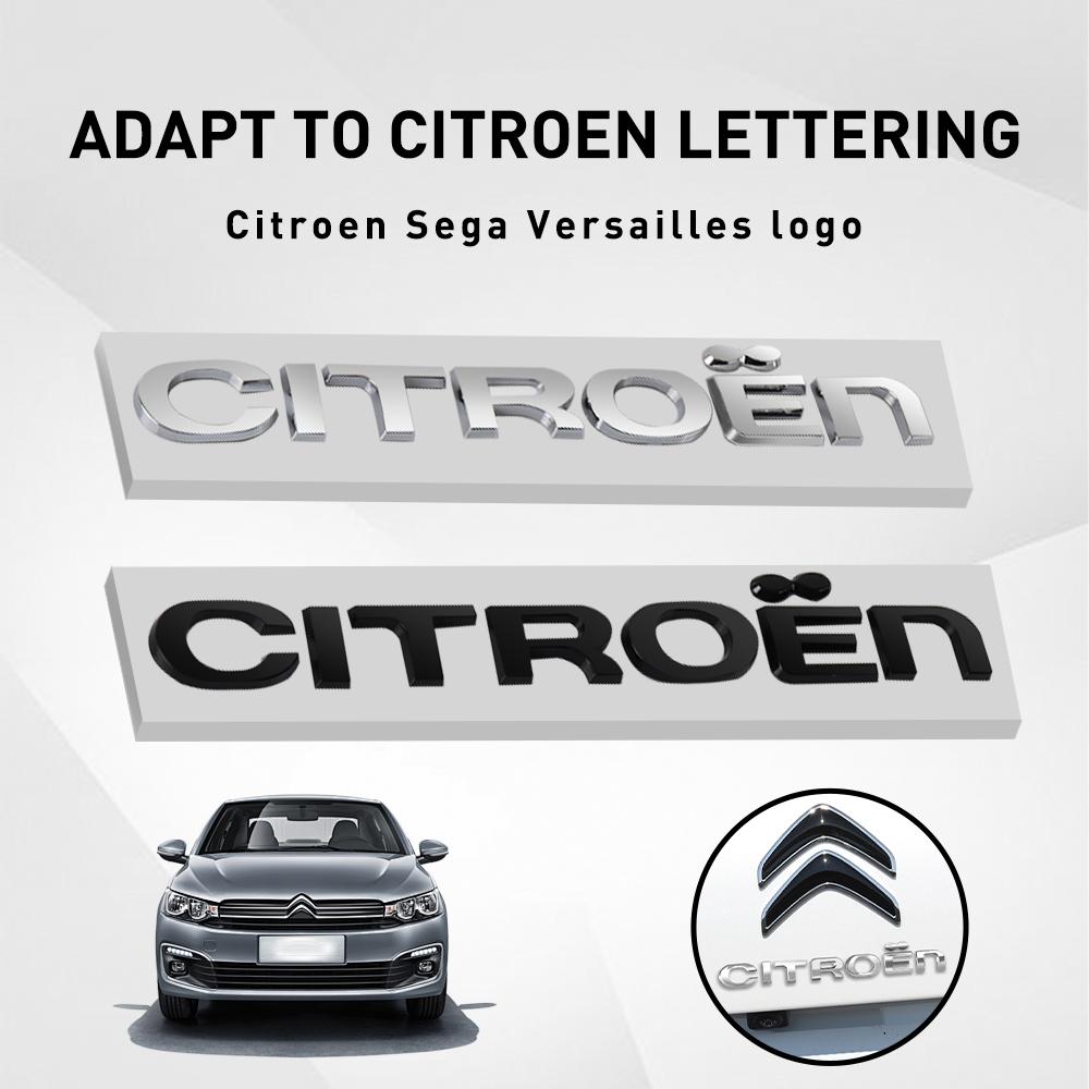 1PCS Car ABS Letter Logo Sticker Body Trunk Decoration Sticker Accessories For Citroen C1 C2 C3 C4 Picasso C4L C5 Berlingo Saxo