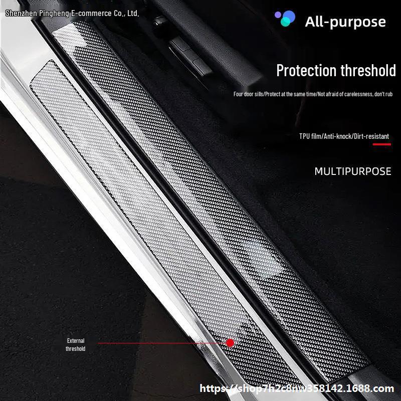 TPU Protective Film for 21-25 BYD Tang DMI Han EV Sill Strip—Welcome Pedal Metal Strip Protector