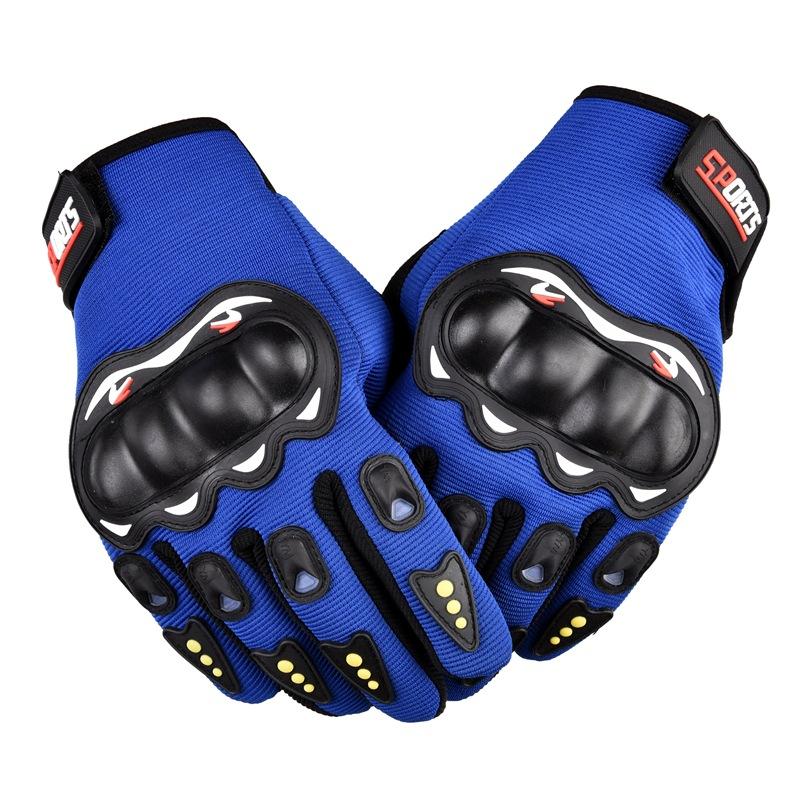 

E-commerce locomotive gloves Non-slip breathable shell Outdoor fitness sports protection Cycling mountain bike gloves one size fits all червоний