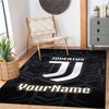 Juventus Customized Name Floor Rug Office Rug Perfect for Dining Room Game Room Outdoor Decorate Room Anti-slip Rug Decorate Offices Spiritual Gift