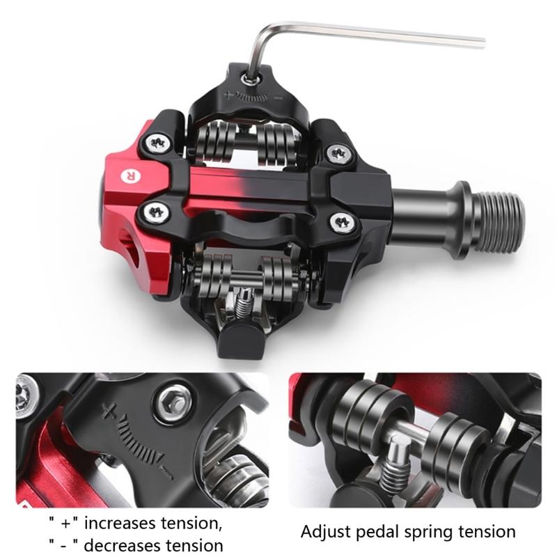 Premium Mountain Bike Pedals Smooth Design High Performances Cycling Pedals Set Corrosions Resistant for Alls Terrains