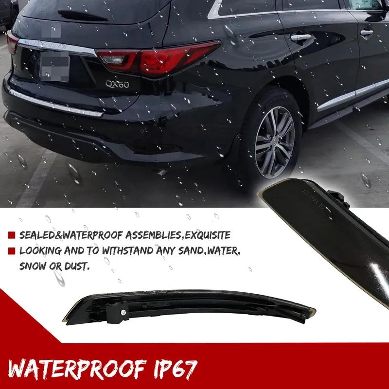 Reflektoren für den hinteren Stoßfänger, Gehäuse für Heck-/Bremsleuchten für 2016 2017 2018 2019 2020 INFINITI QX60, Ohne Leuchtmittel / Fassung, Autozubehör