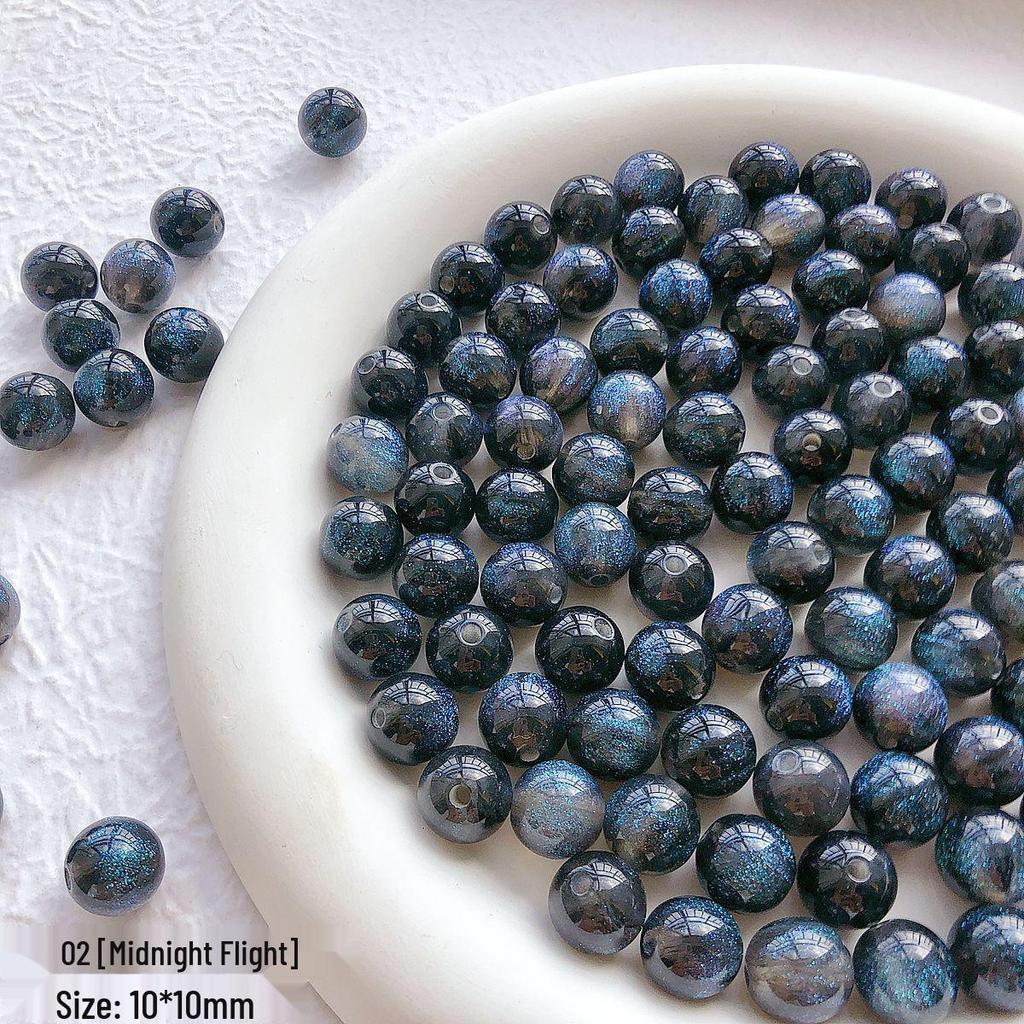 Japanese Style Starry Sky Dusk Galaxy Blue Light Mermaid Dreamy Bead Bracelet Kit