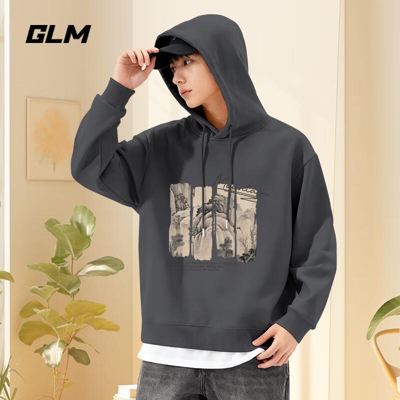 

GLM Men s Winter Fleece-Lined Hooded Sweatshirt L