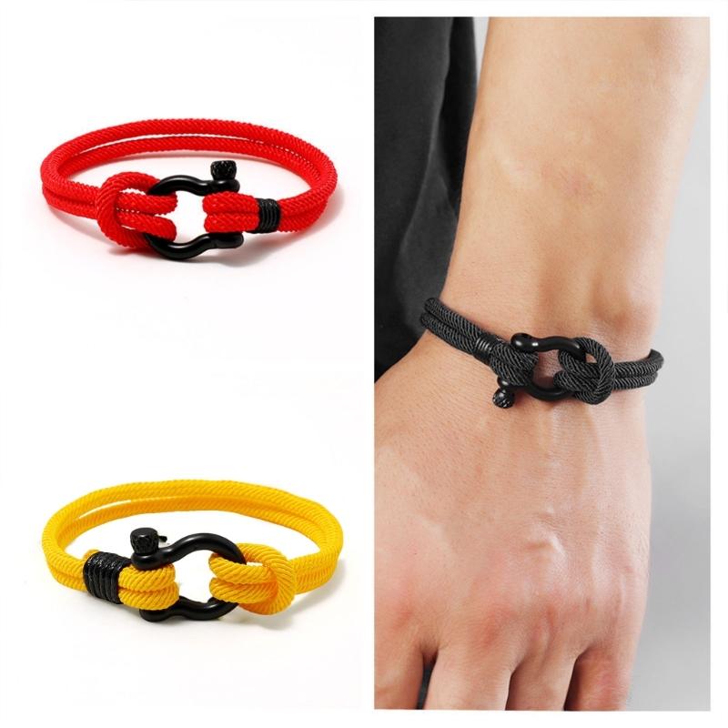 Beautiful Couple Bracelets In Rope Portable Couple Wristband Adornment Stylish Bracelet with Adjustable Length