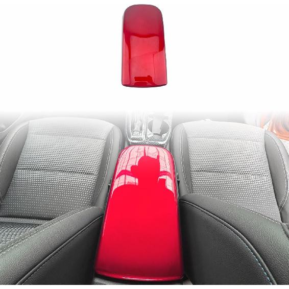 

YOUTOOCAR Central Console Armrest Panel Cover Compatible with Chevy Trax 2024-2026 Accessories (Wood Grain) красный