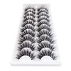 Messy Fried Hair Artificial Imitation Mink Eyelashes False Eyelashes Faux Mink Eyelashes Ten Pairs
