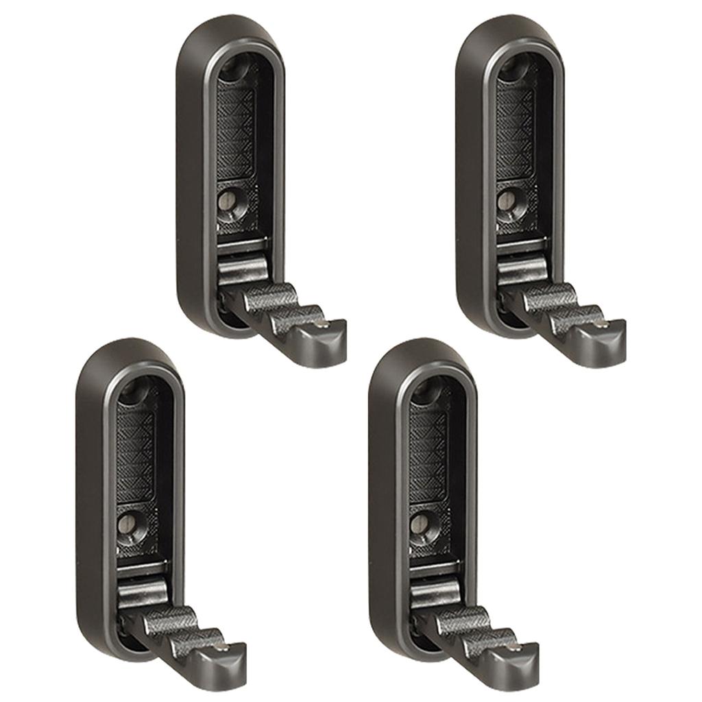 4Pcs Retractable Wall Hooks for Bathroom & Closet Space Saving Folding Hooks Functional & Stylish Hook for Keys & Hats
