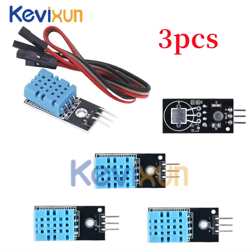 1-10pcs/Smart 3pin KY-015 DHT-11 DHT11 Digital Temperature And Relative Humidity Sensor Module + PCB For Arduino DIY Starter Kit