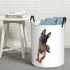 Laundry Collector Belgian Shepherd Dog Malinois Foldable Laundry Basket Home Organizer Baby Washing Basket Home Organizer