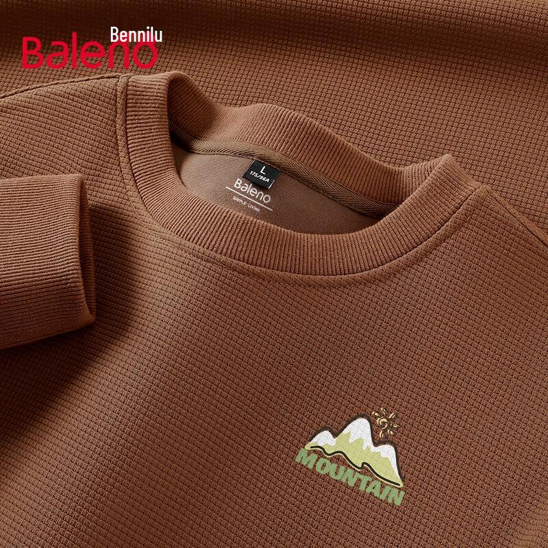 

Baleno Men s Waffle Knit Pullover Sweatshirt
