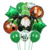 Halloween Pumpkin Cat Skull Ghost Aluminum Film Alien Latex Balloon Set Family Holiday Arrangement Gift
