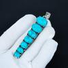 Natural Turquoise Pendant, 925 Sterling Silver Pendant, Handmade Pendant, Antique Pendant, Turquoise Gemstone Pendant, Valentine's Day Gift