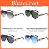 Lunettes de soleil Aviateur Classiques Pour Homme Avec Protection Uv400 Et Monture Géométrique Pour Activités Extérieures