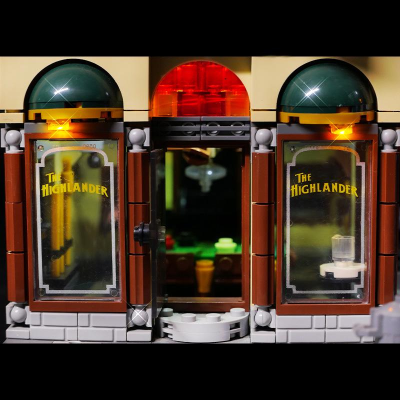 LED Light Kit for LEGO 10246 Creator Expert City Series Detective's Office Building Block Lamp