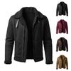 Men's Vintage Overcoat, Outdoor Jacket, Casual Winter Coat for Fall and Winter