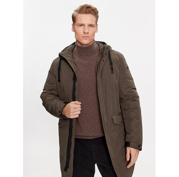 Winter Jacket Geox Velletri M3628N T3031F 3462, Green, Standard Fit