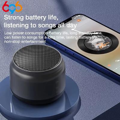 Creative 360° Hifi Stereo Metal Wireless Subwoofer Wireless Bluetooth Speaker Mini Speakers Portable Music Player Outdoor Home