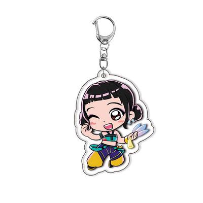 Huntrix Saja Boys Jinu Mystery Baby Abby Rumi Mira Zoey Acrylic Keychains Key Chain Kpop Demon Hunters Fan Gifts