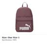 Puma Fabric Backpack Regular Unisex Purple 075487-41