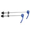1 Pairset Bicycle Front Rear Quick Release Skewers Wearproof Bike Quick Release LeverBlue