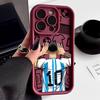 Soft TPU Phone Case for iPhone 14 Pro 14 11 12 Mini 15 Plus 16e 13 Pro MAX 11 XS XR 16 Plus Cartoon Football Number