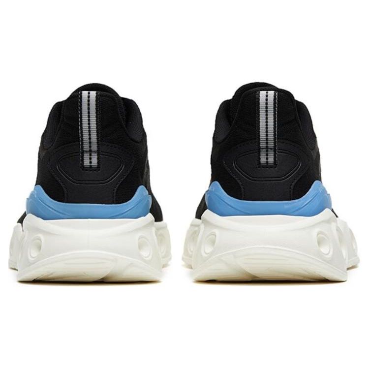 Anta Energy Ring Shock Absorption Non-Slip Low-Top Running Shoes Men Sneaker Black Orange 112325520-7