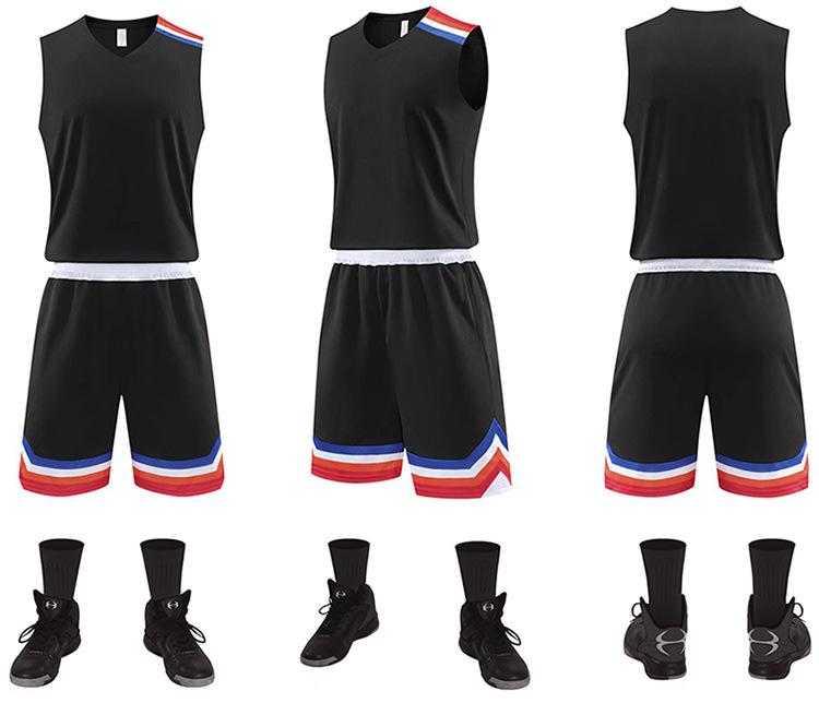 New Basketball Jersey Set Children'S Men'S And Women'S College Students' Game Jersey Printing Training Jersey Vest Sports Jersey