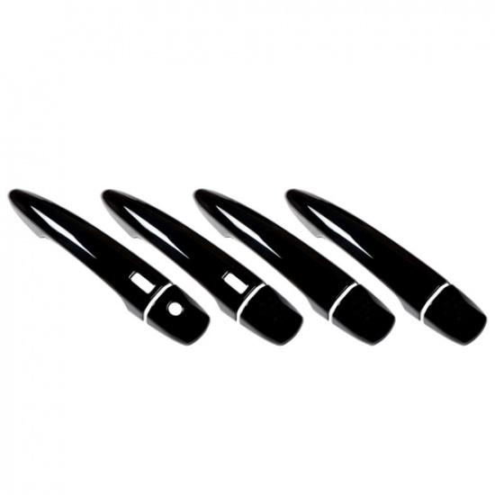 Bright black Front Door Handles Cover Trim 8pc For Nissan Altima -2025
