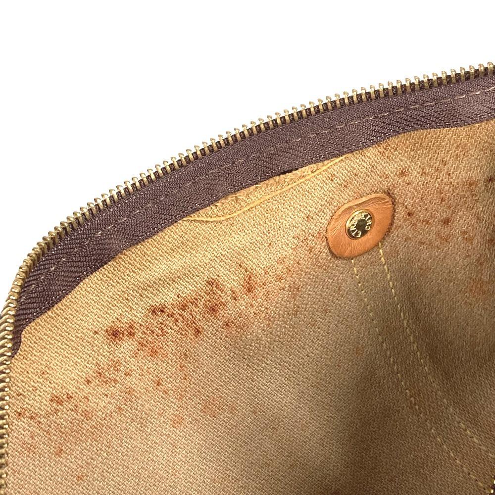 ETRO Paisley Pattern Bag Cylindrical Hand Bag PVC/Leather Brown