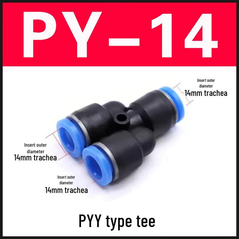 Fitinguri pneumatice cu conectare rapidă: Tub PU Aer Drept, PV Tip L, PE Tip T, PY Tip Y