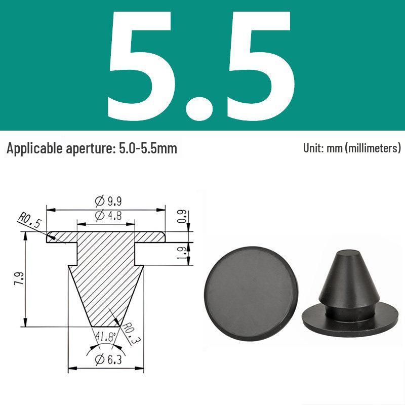 High-Temp Resistant Silicone Rubber Stopper with Card Slot Sealing Cap