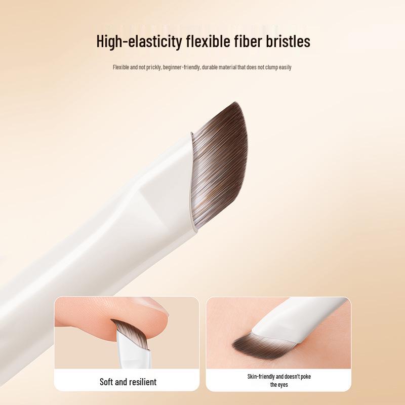 10-teiliges Cloud Porzellan Lidschatten- & Concealer-Pinselset mit weichen Borsten