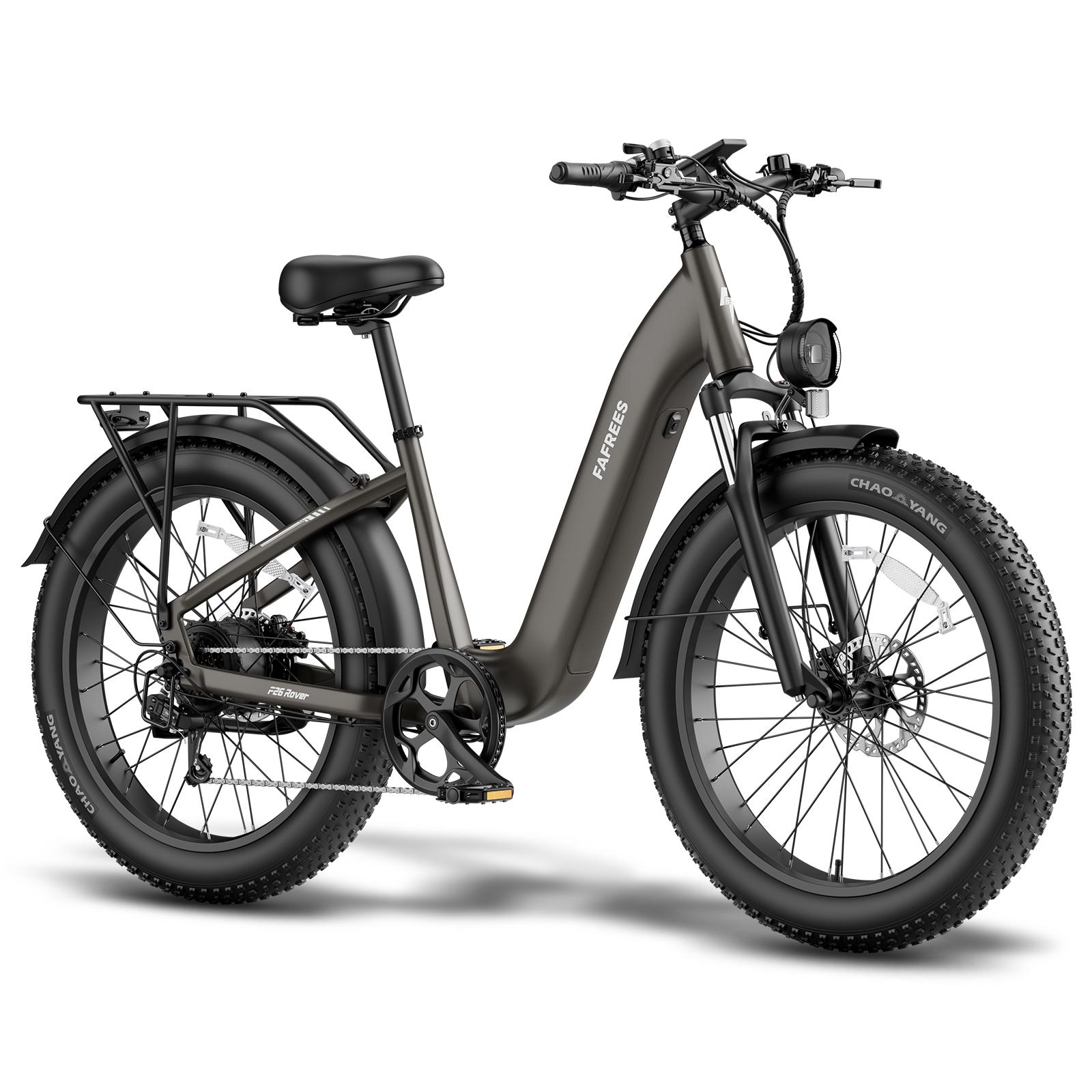 FAFREES F26 ROVER Elektrofahrrad 48V 20AH Akku 250W Motor schwarz