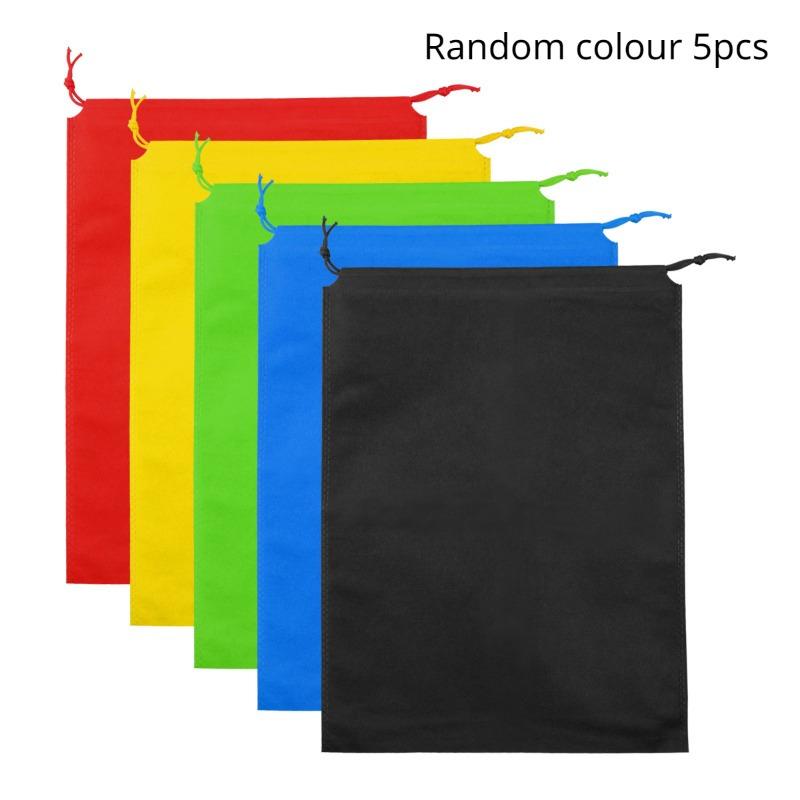 5/10 Stück Reise-Schuhaufbewahrungstasche - strapazierfähige staubdichte Kordelzugtasche aus Vliesstoff, geeignet für organisierte Reiseaccessoires