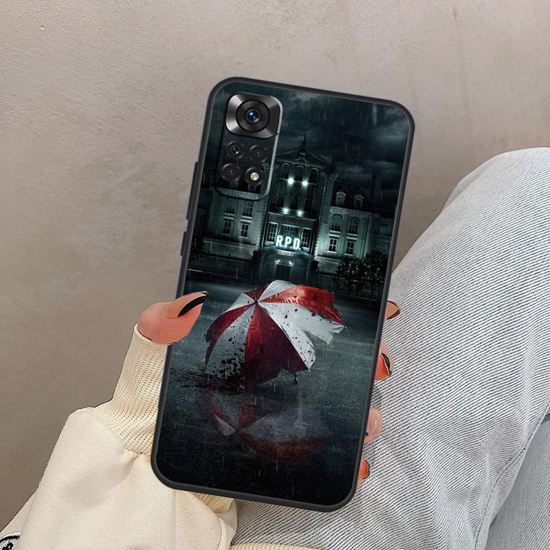 Umbrella Corporation For Xiaomi Redmi Note 13 9 10 11 12 14 Pro 11S 12S Case Cover For Redmi 14C 10C 12C 13C 15C