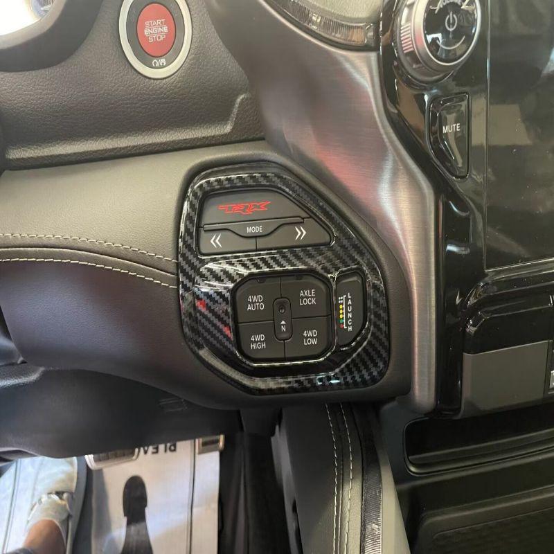Dodge RAM Console Carbon Fiber Trim Interior Accessories
