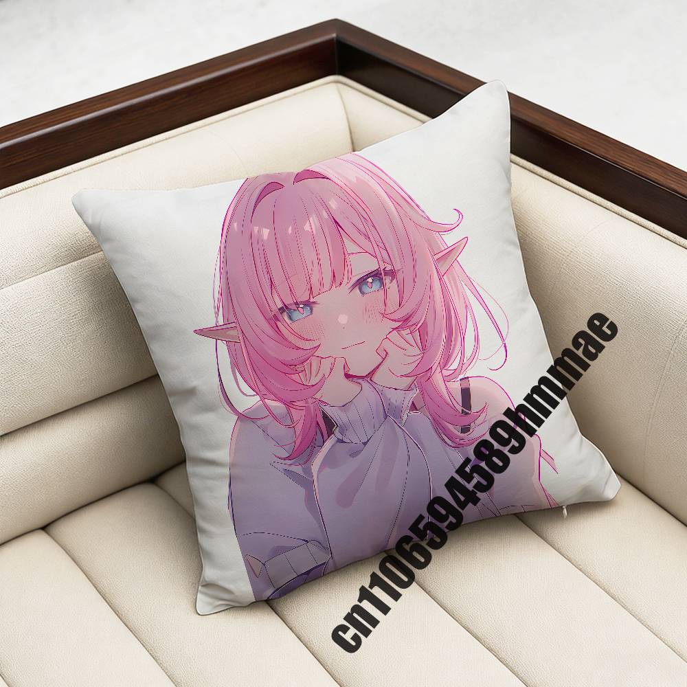 For Honkai Impact 3 Elysia Throw Pillow Case Sham 45X45Cm Decoration Square Sofa Pillowcase Pad Cover