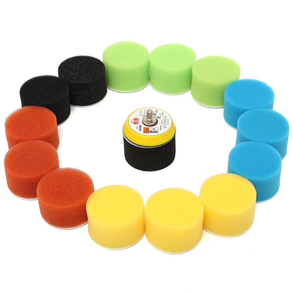 MultiFunction Car Polishing Buffer Waxing Sponge Pad Kit with Drill Adapter Car Scratches Remove Waxing Car Repair Accessories